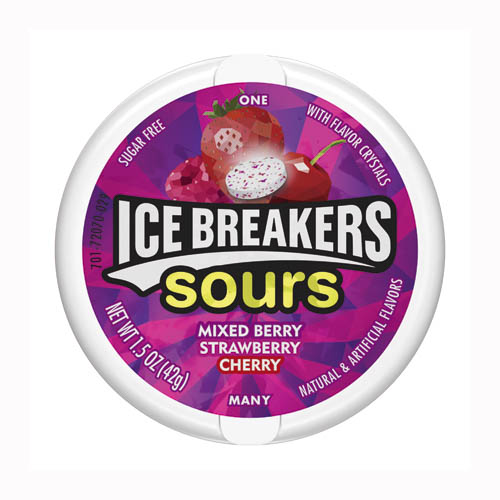 ICE BREAKERS MINT AST BERRY SOURS 42G/8 (E)
