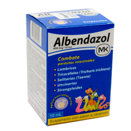 ALBENDAZOL 400MG/10ML SUSP (E)