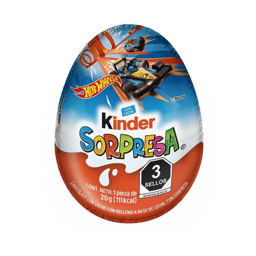 KINDER SORPRESA T12 NIÑO X 12 UNIDAD (E)