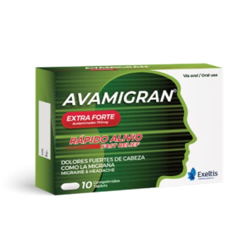 AVAMIGRAN ULTRA FORTE 500MG X 10 TAB (E)