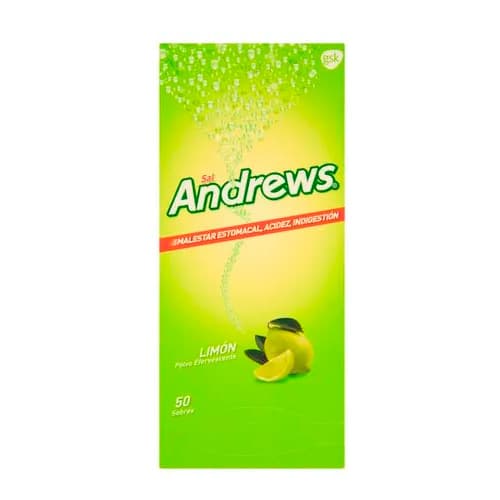 ANDREWS LIMON X 50 SOBRES (E)
