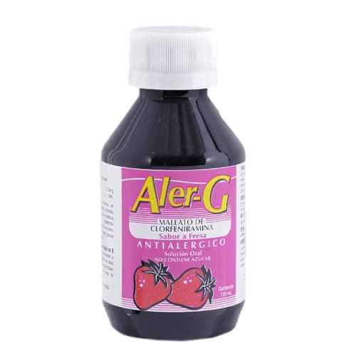 ALER-G 2.5MG/5ML SABOR FRESA 120ML (E)