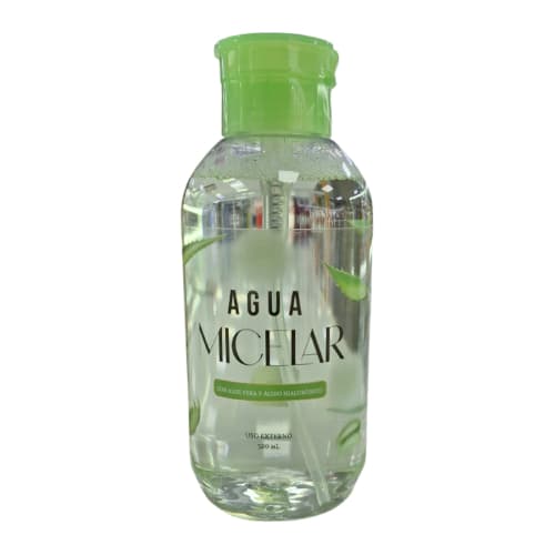 AGUA MICELAR ALOE Y ACIDO HIALURONICO 500ML*** (G)